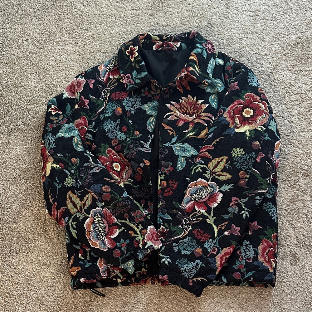 Zara Multicolor Floral Jacket